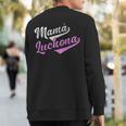 Mamá Luchona Madre Soltera Camisa Chistosa Para Mujer Sweatshirt Back Print