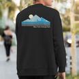 Mesa Verde National Park Retro Colorado Hiking Sweatshirt Back Print