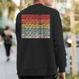 Moonshine Homebrew Southern Distiller Vintage Sweatshirt Back Print