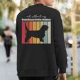 Not Without A Grand Basset Griffon Vendeen Sweatshirt Back Print