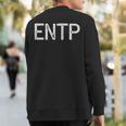 Personality Type Entp Sweatshirt Back Print