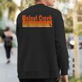 Retro 80S Style Walnut Creek Ca Sweatshirt Back Print