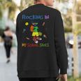 Rocking In My School Shoes Cat Back To School Sweatshirt Back Print