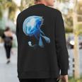 Sea Nettle Jellyfish Diving Underwater Beauty Sweatshirt Back Print