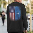 Somali American Flag Somalia Usa Somalian America Sweatshirt Back Print