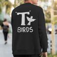 T Bird Costume Rocker 1950S Sweatshirt Back Print