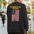 Uss Ingersoll Dd-990 Warship Veterans Day Father's Day Dad Sweatshirt Back Print