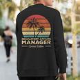 Vintage Regulatory Affairs Manager Sweatshirt Back Print