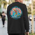 Vintage Sun Sea Surf Hermosa Beach California Retro Surfing Sweatshirt Back Print Vintage Sun Sea Surf Hermosa Beach California Retro Surfing Sweatshirt Back Print