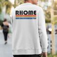 Vintage 70S 80S Style Rhome Tx Sweatshirt Back Print