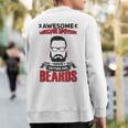Wh Awesome Landscaping Supervisors Tattoo Beard Sweatshirt Back Print