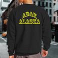 Adak Alaska Usa Souvenir Sweatshirt Back Print