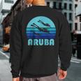 Aruba Scuba Diving Caribbean Diver Sweatshirt Back Print