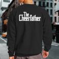 The Cheerfather Fathers Day Cheerleader Sweatshirt Back Print