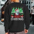 Crabeater Seal Christmas Pajama Costume For Xmas Holiday Sweatshirt Back Print