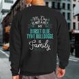 Cute Dorset Olde Tyme Bulldogge Family Dog Sweatshirt Back Print
