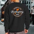 Family Thanksgiving 2023 Thankful For My Tribe Group Autumn Sweatshirt Back Print