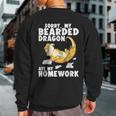 Bearded Dragon Lizard Lover Bearded Dragon Sweatshirt Back Print