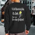 Birdwatchers American Goldfinch Birder Sweatshirt Back Print