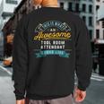 Tool Room Attendant Awesome Job Occupation Sweatshirt Back Print