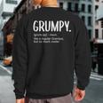 Grumpy For Fathers Day Regular Grandpa Grumpy Sweatshirt Back Print