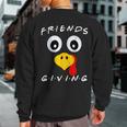 Happy Friendsgiving Matching Turkey Friend Thanksgiving 2023 Sweatshirt Back Print