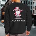 Jingle Bell Rock Santa Christmas Sweater- Sweatshirt Back Print