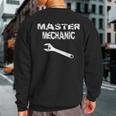 Master MechanicIdea Auto Repairman Sweatshirt Back Print