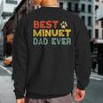 Minuet Cat Dad Owner Breeder Lover Kitten Sweatshirt Back Print