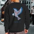 Native American Colma Kingfisher Bird California Sweatshirt Back Print