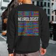 Neurologist Words Lover Graduate Student Neurology Sweatshirt Back Print