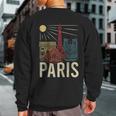 Paris Lover France Tourist Paris Art Paris Sweatshirt Back Print