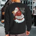Pooping Santa Really Bad Naughty List Christmas Sweatshirt Back Print