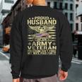 Proud Husband Of An Army Veteran Spouse Freedom Isn't Free Sweatshirt Back Print