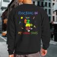 Rocking In My School Shoes Cat Back To School Sweatshirt Back Print