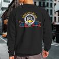 Scottish Maclachlan Clan Crest Issuant From A Crest Coronet Sweatshirt Back Print