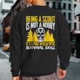Scout Outdoor Camping Scouting Sweatshirt Back Print Scout Outdoor Camping Scouting Sweatshirt Back Print