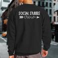 Social Studies Team Social Studies Crew Sweatshirt Back Print