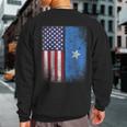 Somali American Flag Somalia Usa Somalian America Sweatshirt Back Print