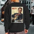 Soviet Union Vintage Soviet Poster No To Alcohol Ussr Cccp Sweatshirt Back Print