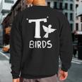 T Bird Costume Rocker 1950S Sweatshirt Back Print