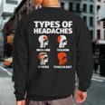 Toxicology Sayings Headache Meme Sweatshirt Back Print