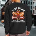 Turkey Trot Squad Thanksgiving Running Costume Boy Men Sweatshirt Back Print