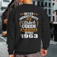 Never Underestimate A Black Queen September 1963 Sweatshirt Back Print