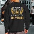Never Underestimate The Power Of A Sagittarius Zodiac Sweatshirt Back Print