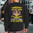 Never Underestimate Uss Porter Ddg-78 Destroyer Sweatshirt Back Print