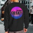 Vintage Cotati Vaporwave California Sweatshirt Back Print