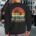 Vintage Regulatory Affairs Manager Sweatshirt Back Print