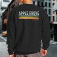Vintage Stripes Apple Grove Al Sweatshirt Back Print