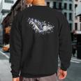 White-Breasted Nuthatch Bird Birdlover Birdwatcher Biologist Sweatshirt Back Print